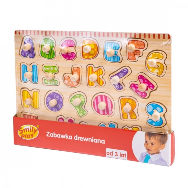 Buchstaben Holzpuzzle Kinder Lernspiel