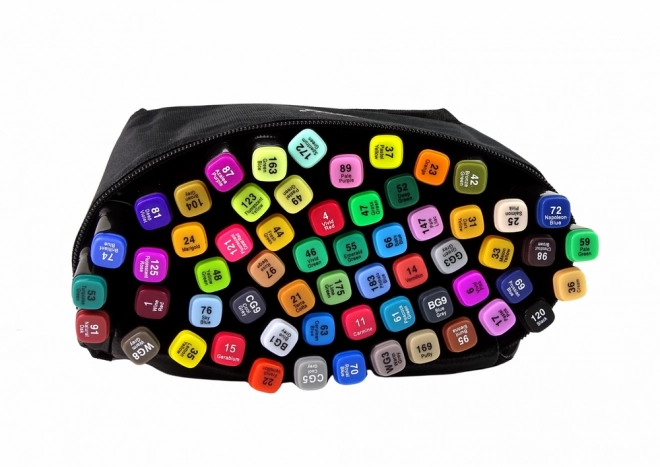 Set mit alkoholischen Markern Touch Raven 60 Stück mit Doppelfasern
