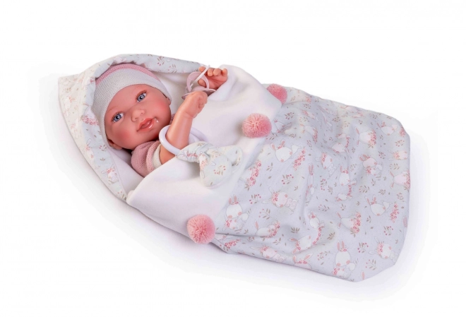 Realistische Babypuppe mit Vinylkörper - 42 cm