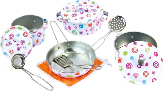 Realistisches Metall-Set für die Kinderküche