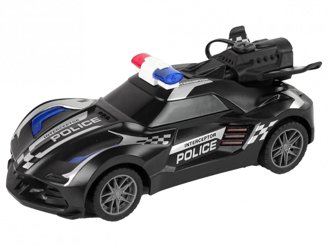 Schwarzes R/C Polizeiauto ferngesteuert