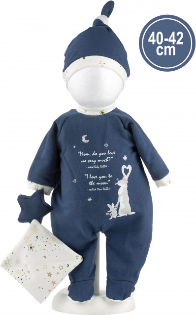 Kleidung für Babypuppe New Born Größe 40–42 cm mit Zubehör