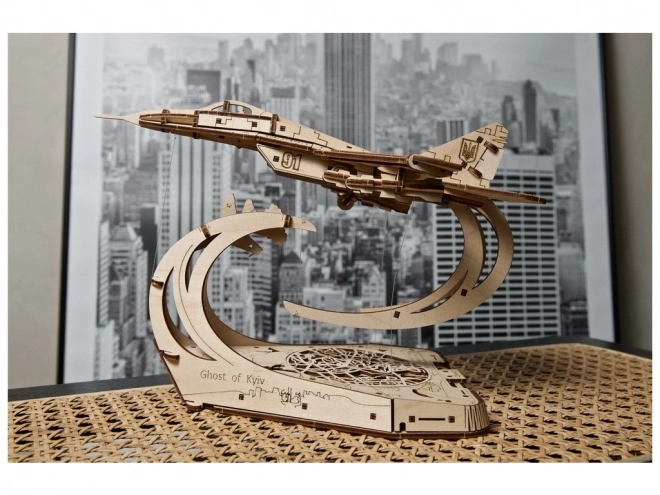 Ugears 3D Holzmechanisches Puzzle Dekorative Uhr