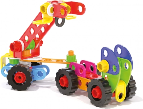 Bunte Teile zur Förderung von Motorik und Fantasie