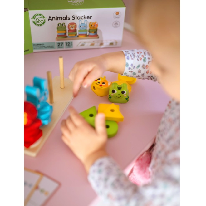 Montessori Tier Pyramide Spielset für Kinder