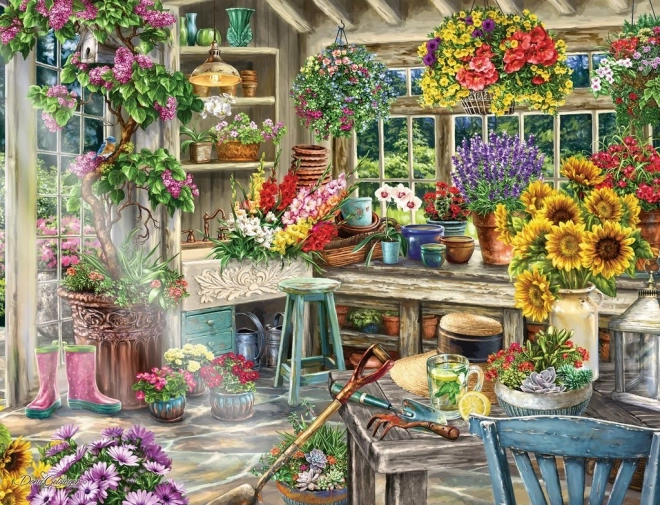 Puzzle Gartenparadies 2000 Teile