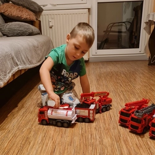 Feuerwehrautos Set für Kinder 6 in 1