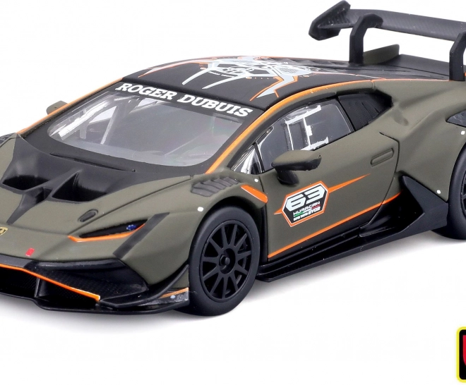 Metallmodell BBURAGO 1:43 LAMBORGHINI Huracán Super Trofeo EVO2 in dekorativer Box
