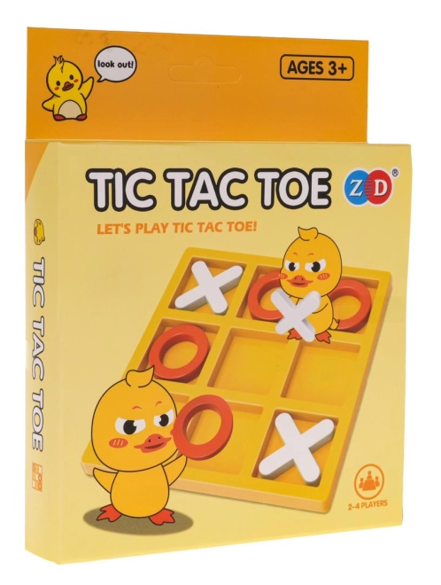 Logikspiel Tic-Tac-Toe Pinguin – orange