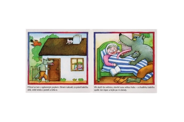 Leporelo Rotkäppchen und Knusperhäuschen