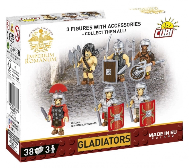 Imperium Romanum Bauklötze - Gladiatoren 3 Figuren