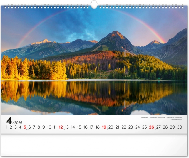 Wandkalender Magische Tatra 2026