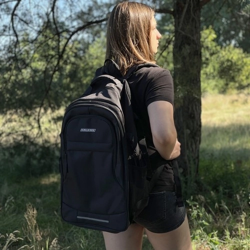 Großer Schwarzer Rucksack 45L