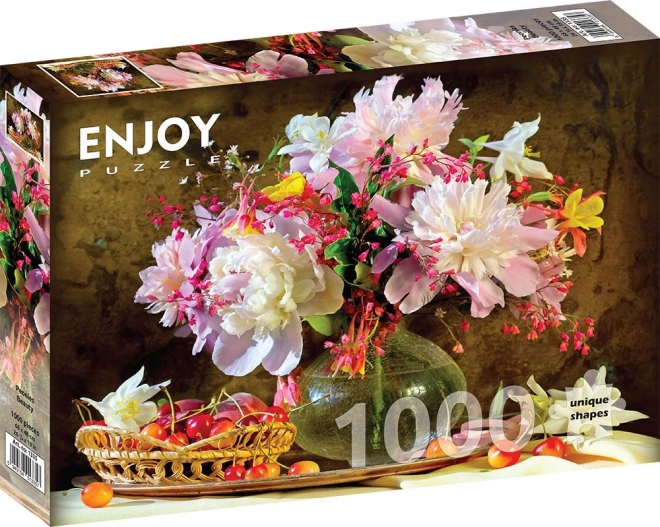 ENJOY Puzzle Schönheit der Pfingstrosen 1000 Teile