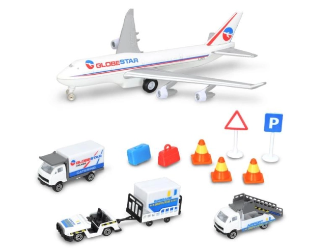 Realistisches Flugzeug und Flughafenbetrieb