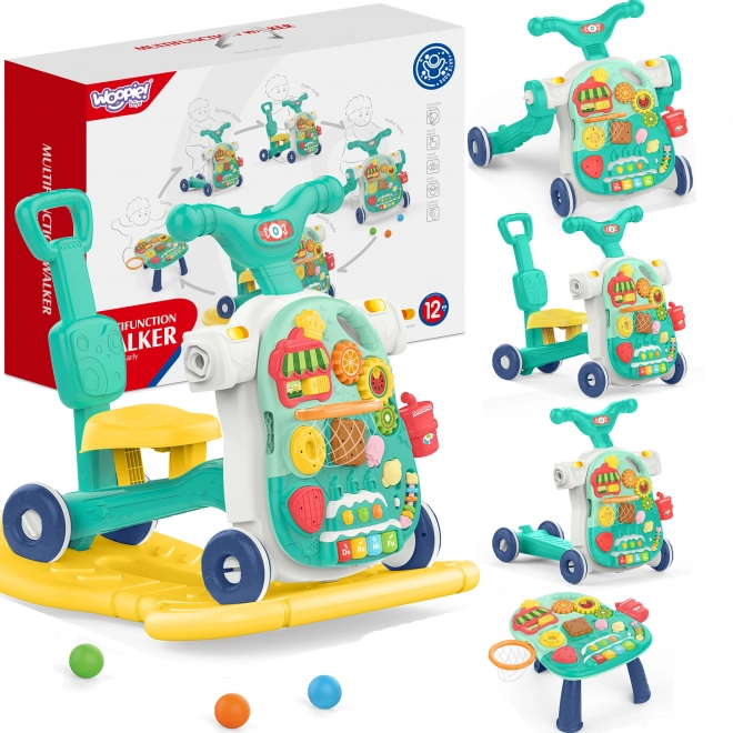 Woopie Baby 5-in-1 Multifunktions-Lauflernhilfe Blau 1+