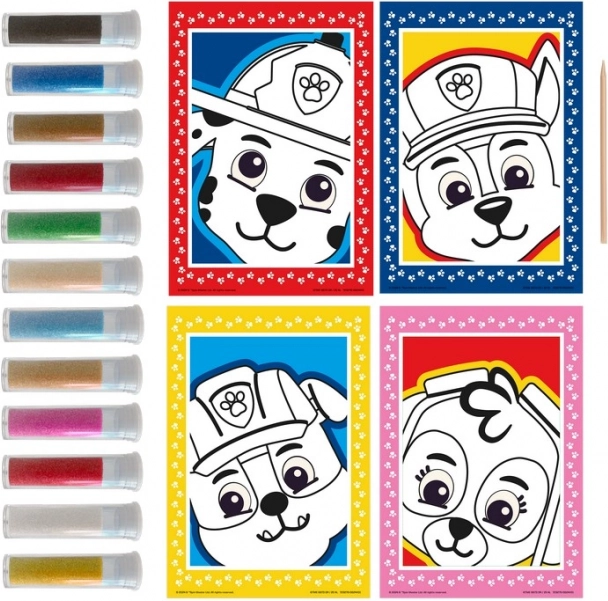 Kreativset Sandmalerei Paw Patrol