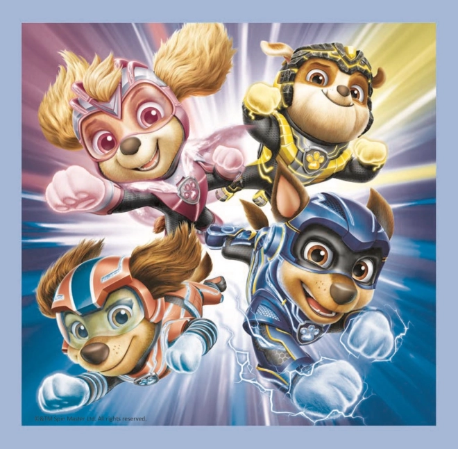 Dreifach-Puzzle Paw Patrol Mighty Pups