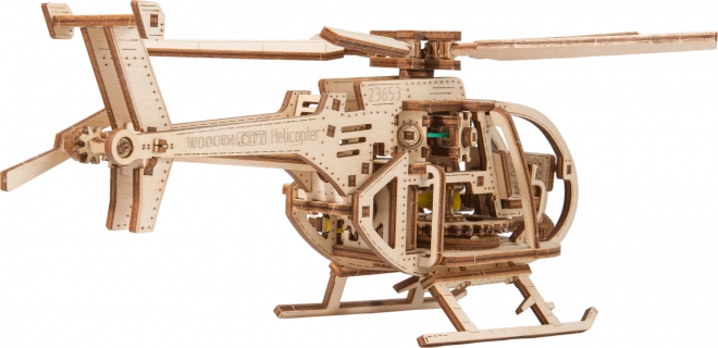 Holzpuzzle Militärhubschrauber