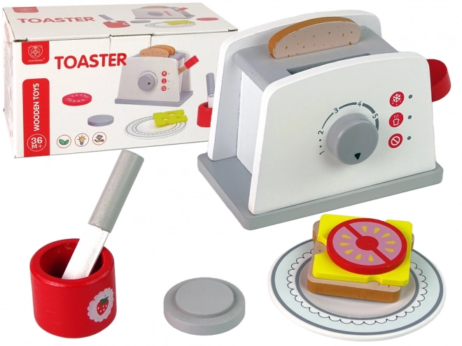 Holzspielzeug Toaster für Kinder