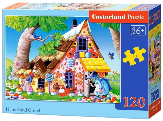 Puzzle 120 Teile Hänsel und Gretel