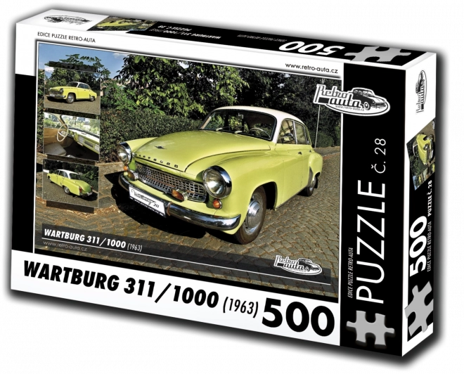 Retro-Autos Puzzle Wartburg 311 (1963) – 500 Teile