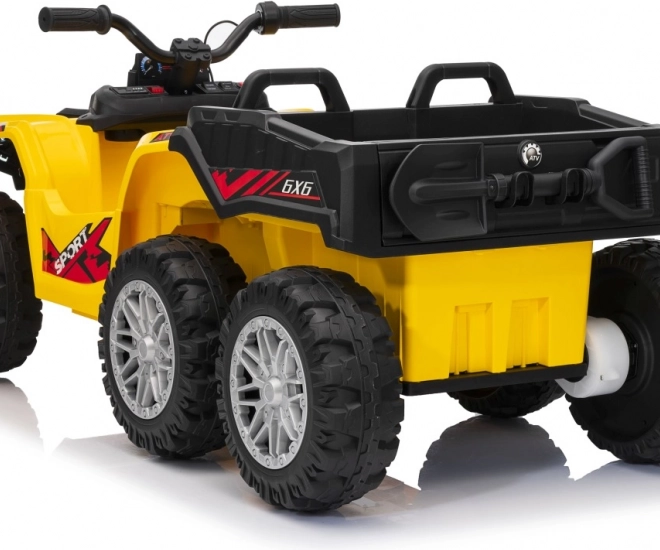 Gelbes sportliches Kinder-Quad TX ATV