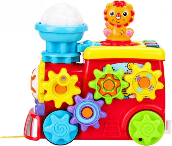 Interaktive bunte Musiklokomotive für Kinder