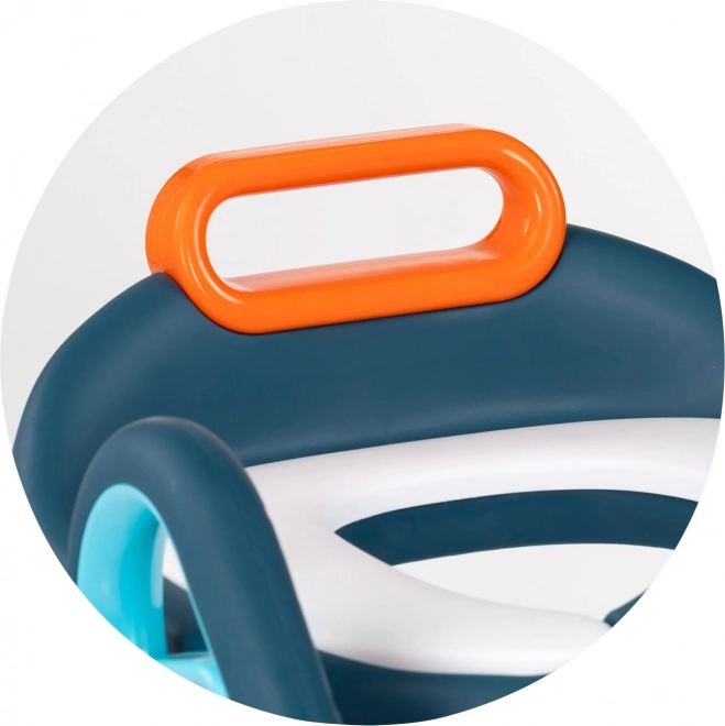 Toilettensitz mit Leiter Chipolino Flippy blau