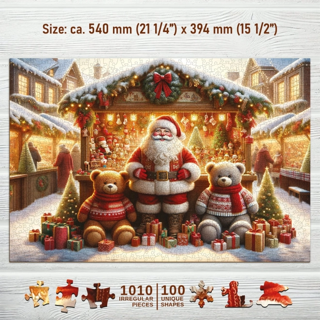 Holzpuzzle Weihnachtsmärkte 1010 Teile