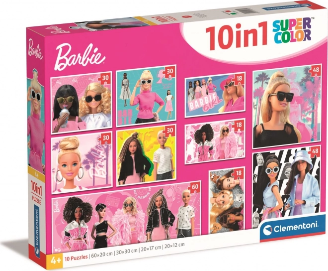 Barbie 10 in 1 Puzzle Set