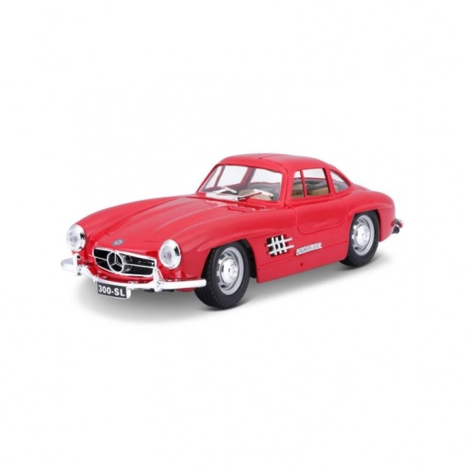 Mercedes Benz 300SL Rot Modellauto von Bburago