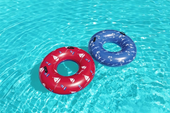 Schwimmring Haie Blau 119 cm – Palmen und Haie