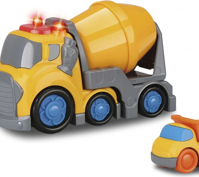 Kiddy Betonmischer-Auto mit Effekten und Mini-Kipper
