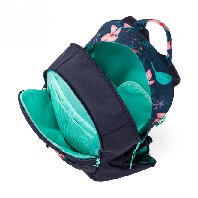 Schulrucksack OXY Zero Nachtblumen