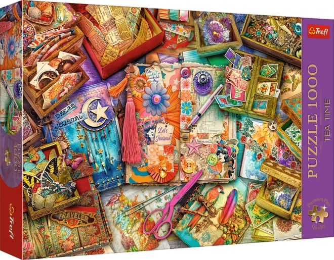 Trefl Puzzle Tea Time: Scrapbooking 1000 Teile