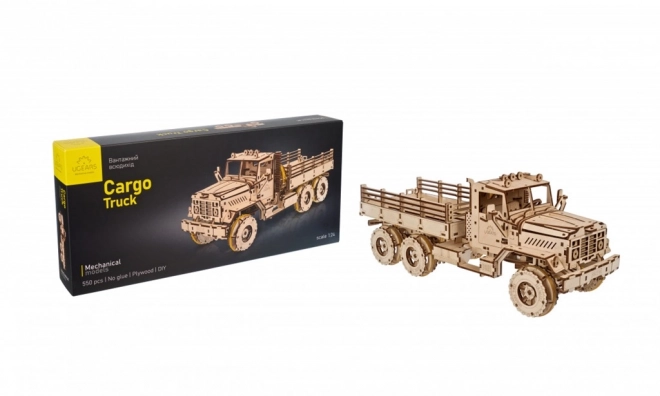 Ugears 3D Holzmechanisches Puzzle LKW Cargo