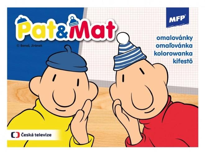 Malbuch MFP Pat und Mat für Kinder