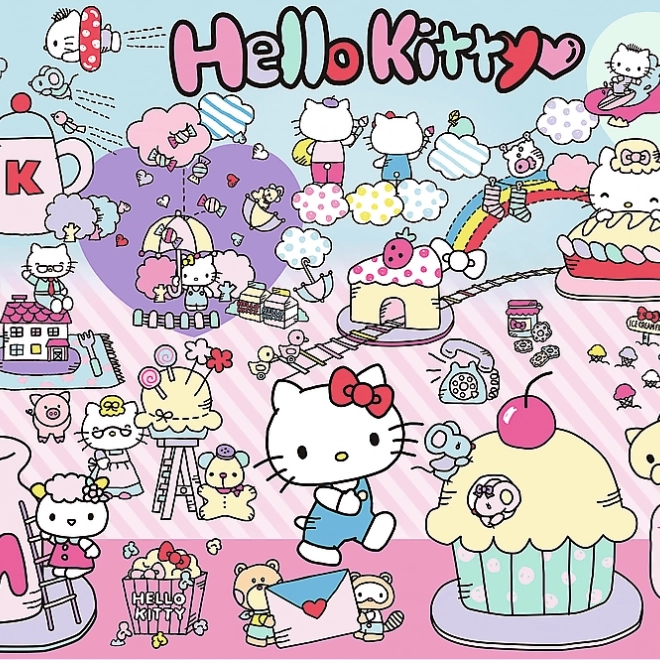 Puzzle Entdecke die Welt Hello Kitty 300 Teile