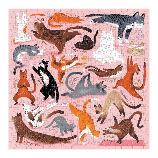 Puzzle Yoga für Katzen 500 Teile