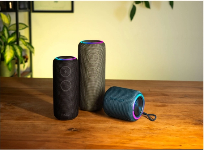 Kabelloser Bluetooth-Lautsprecher Sencor Sirius 2 mit LED-Beleuchtung und TWS-Funktion