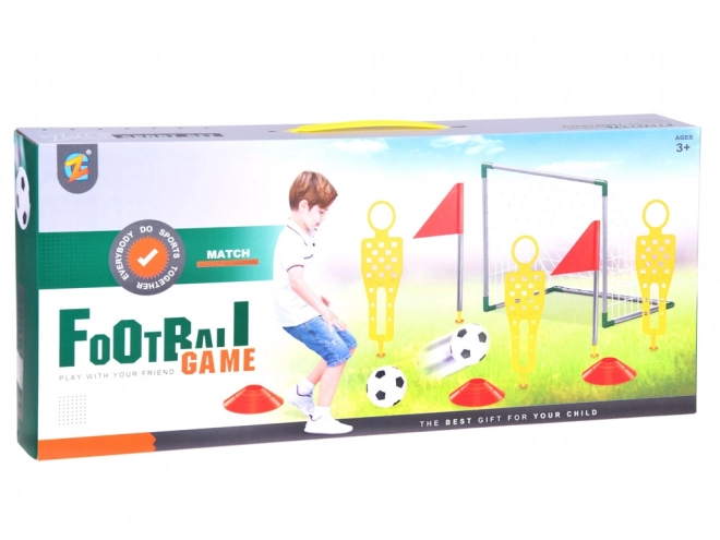 Fußballtor-Set für Kinder mit Ball und Kegel