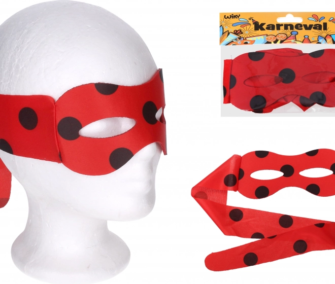Karneval-Set - Augenmaske Marienkäfer