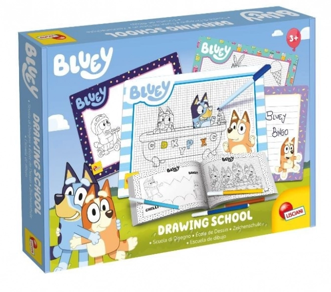 Bluey Zeichenschule Set