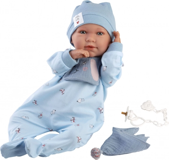 Kleidung für Babypuppe New Born Größe 40–42 cm mit Zubehör