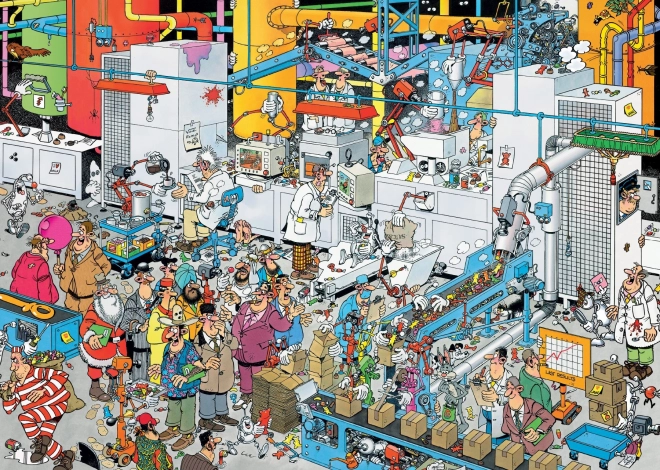 JUMBO Puzzle Süßwarenfabrik 500 Teile