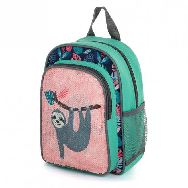 Kinder Flitter Rucksack Faultier