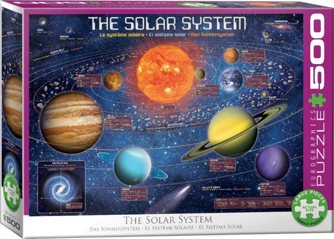 Puzzle Sonnensystem XL 500 Teile