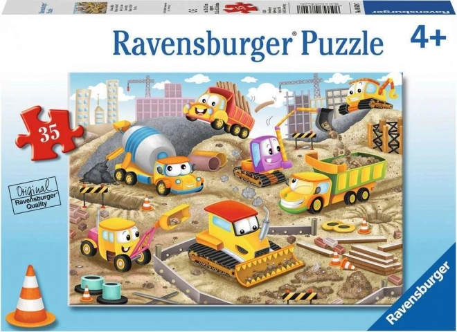 Ravensburger Puzzle Heb die Dächer an! 35 Teile