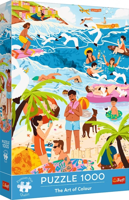 Puzzle Das Kunstwerk der Farbe: Sommerliche Ferien